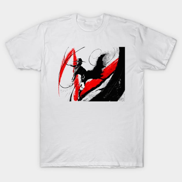 Zorro Whips T-Shirt by DougSQ